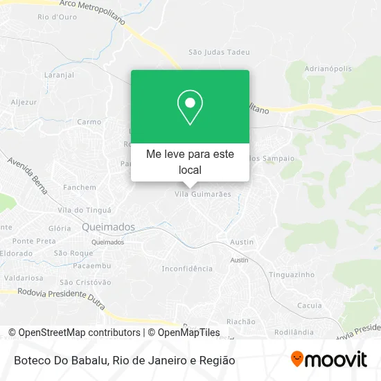 Boteco Do Babalu mapa