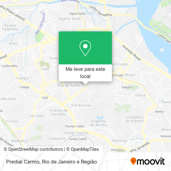 Predial Carmo mapa