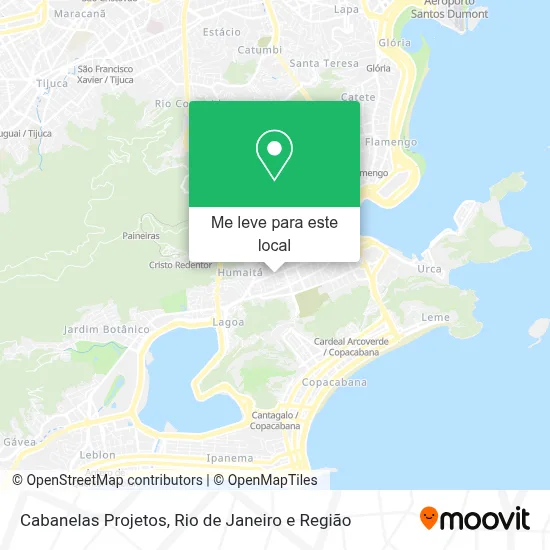 Cabanelas Projetos mapa