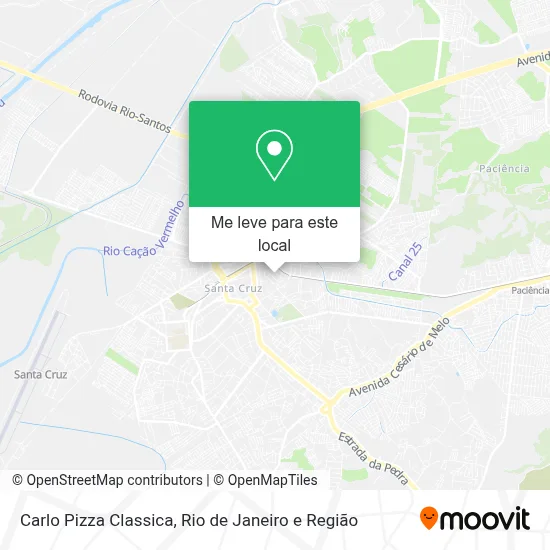 Carlo Pizza Classica mapa
