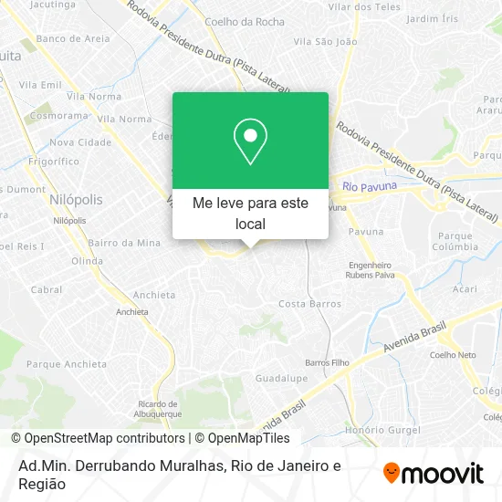 Ad.Min. Derrubando Muralhas mapa