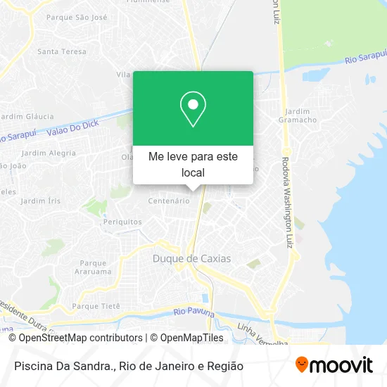 Piscina Da Sandra. mapa