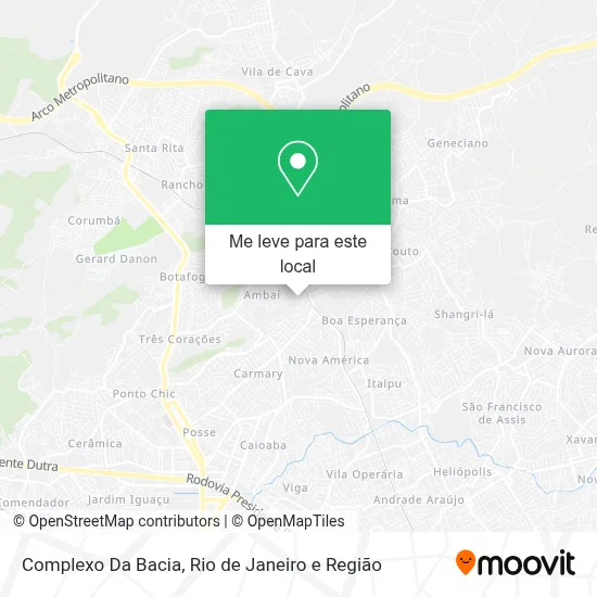 Complexo Da Bacia mapa