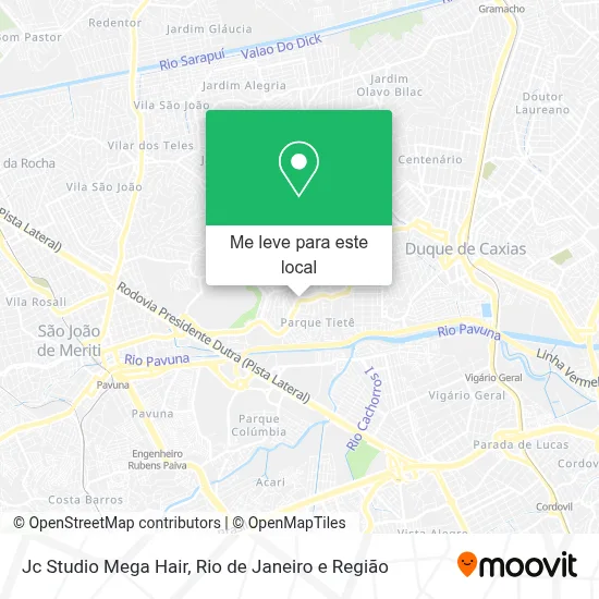 Jc Studio Mega Hair mapa