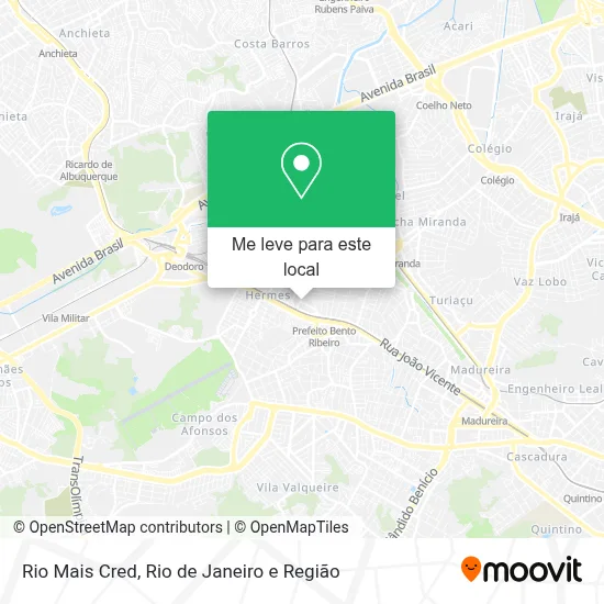 Rio Mais Cred mapa