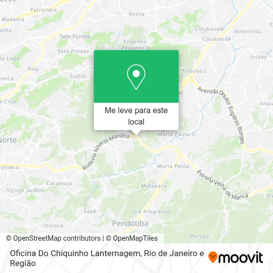 Oficina Do Chiquinho Lanternagem mapa