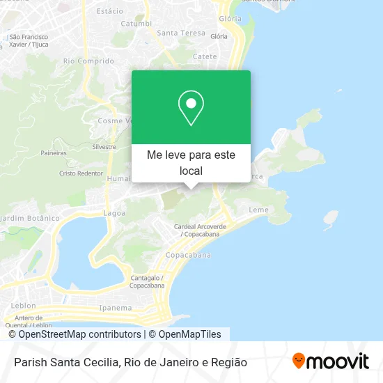 Parish Santa Cecilia mapa
