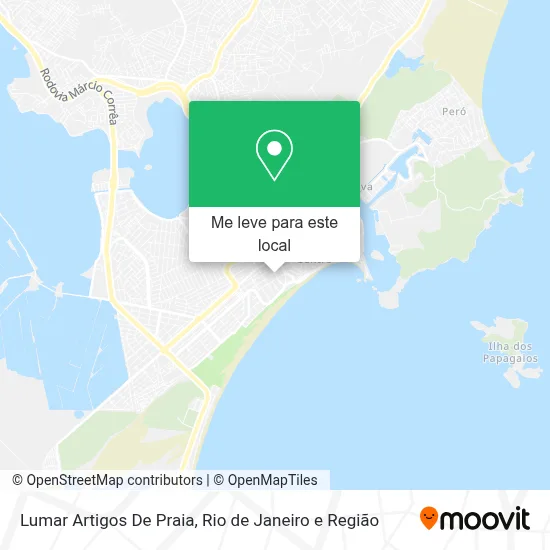 Lumar Artigos De Praia mapa