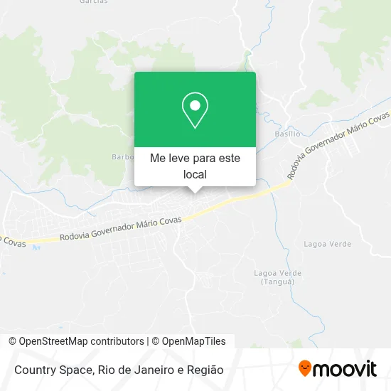 Country Space mapa