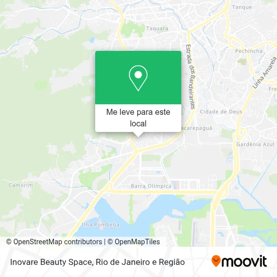 Inovare Beauty Space mapa