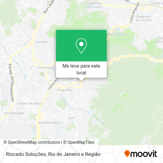 Riscado Soluções mapa