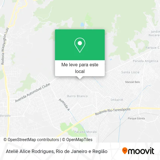 Ateliê Alice Rodrigues mapa