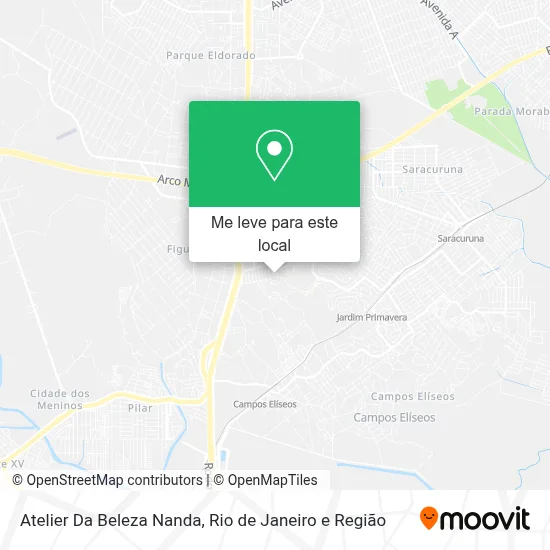 Atelier Da Beleza Nanda mapa