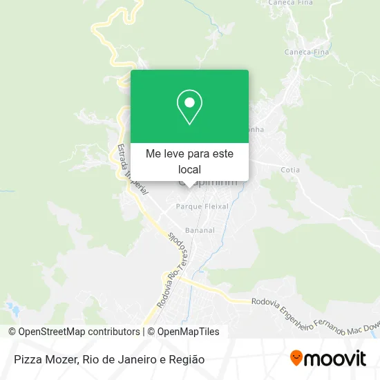 Pizza Mozer mapa