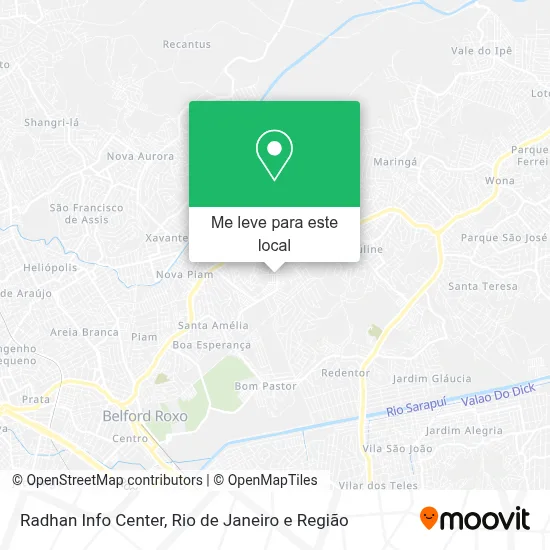 Radhan Info Center mapa