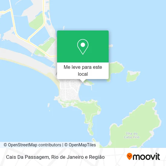 Cais Da Passagem mapa