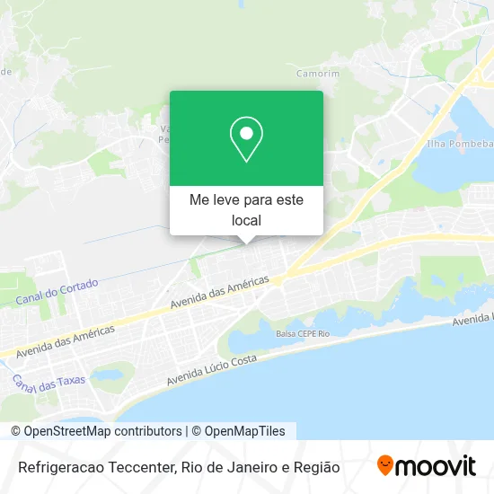 Refrigeracao Teccenter mapa