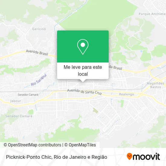 Picknick-Ponto Chic mapa