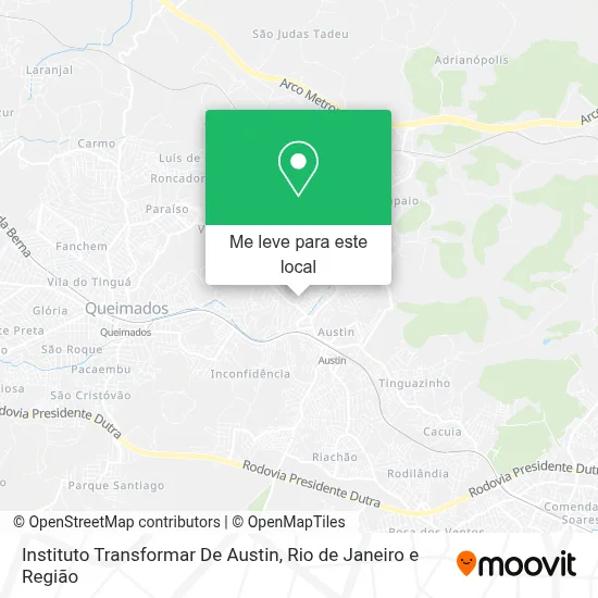 Instituto Transformar De Austin mapa