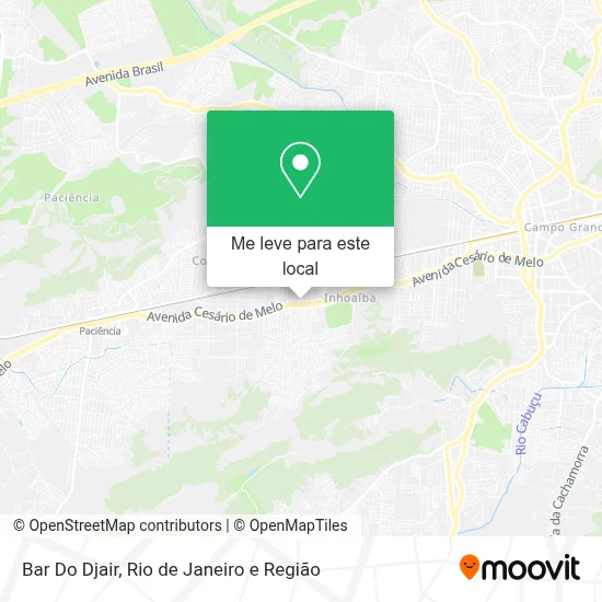 Bar Do Djair mapa