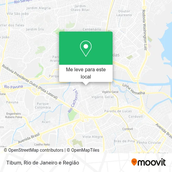 Tibum mapa