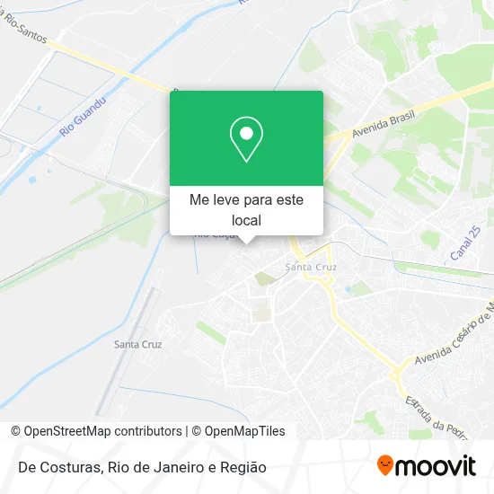 De Costuras mapa
