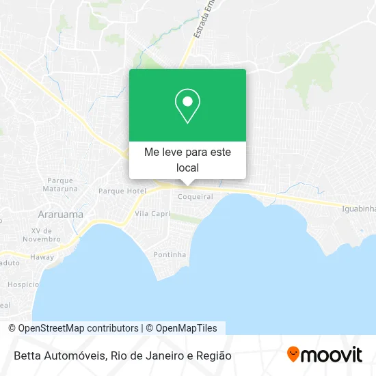 Betta Automóveis mapa