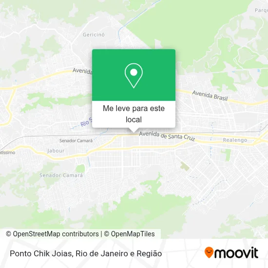 Ponto Chik Joias mapa