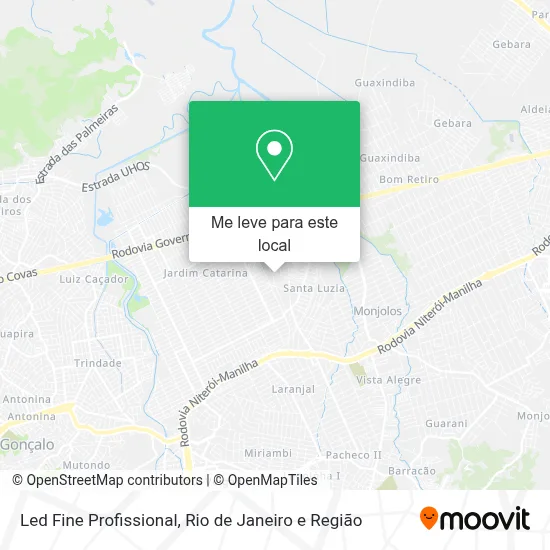 Led Fine Profissional mapa