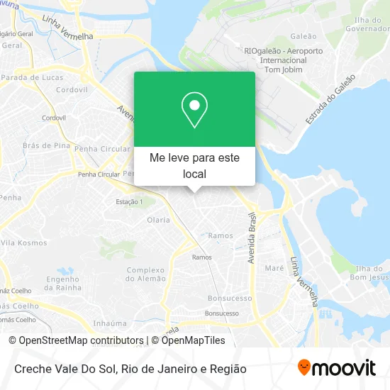 Creche Vale Do Sol mapa