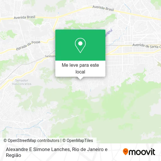 Alexandre E Simone Lanches mapa