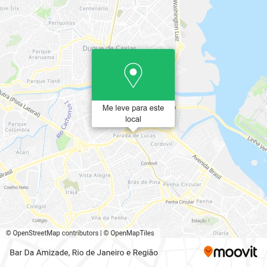 Bar Da Amizade mapa