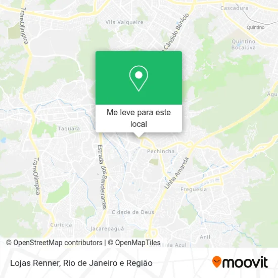 Lojas Renner mapa