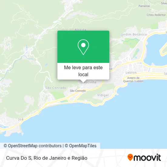 Curva Do S mapa