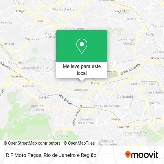 R F Moto Peças mapa