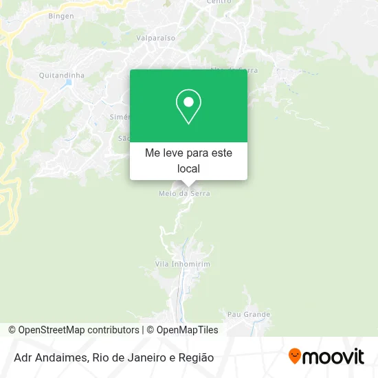 Adr Andaimes mapa