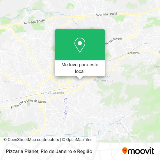 Pizzaria Planet mapa