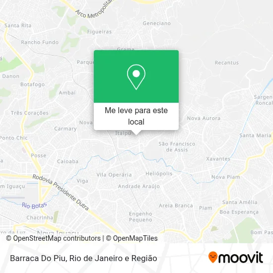 Barraca Do Piu mapa