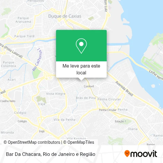Bar Da Chacara mapa