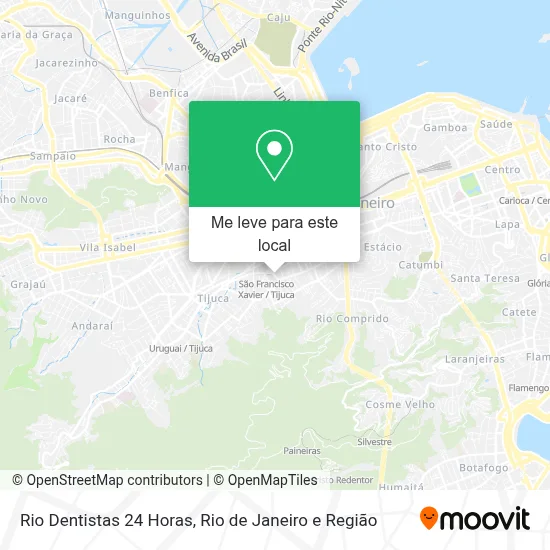 Rio Dentistas 24 Horas mapa