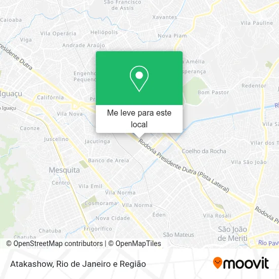 Atakashow mapa