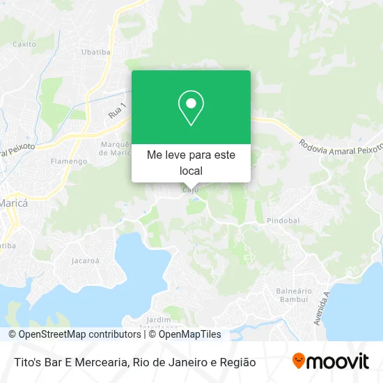 Tito's Bar E Mercearia mapa