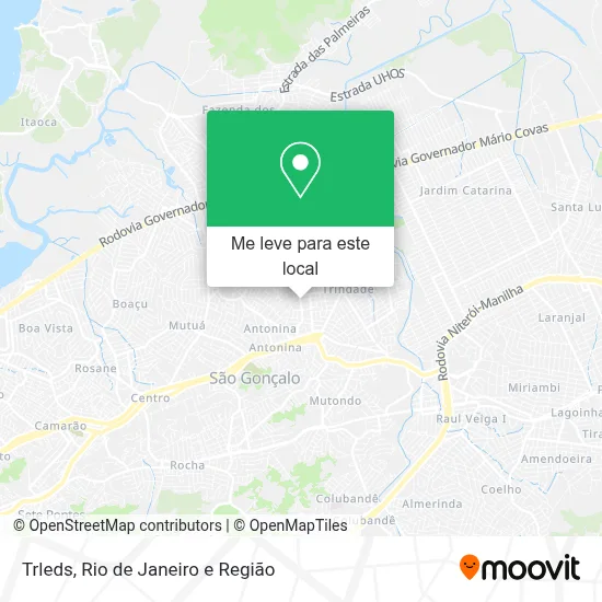 Trleds mapa