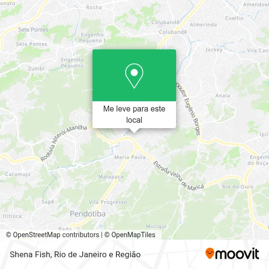 Shena Fish mapa