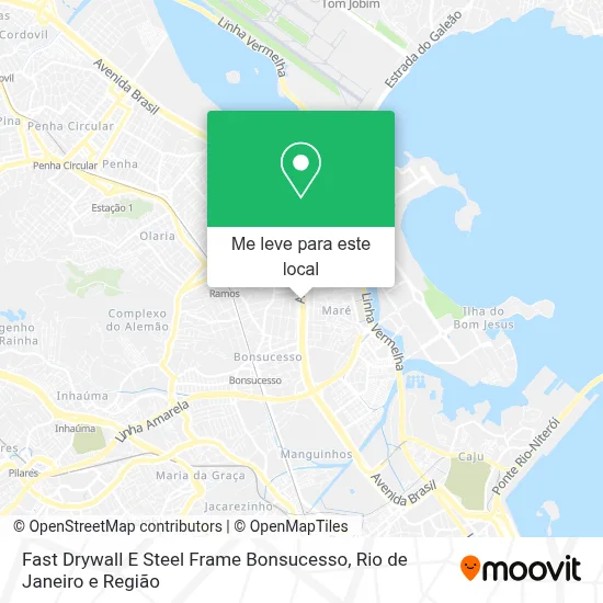 Fast Drywall E Steel Frame Bonsucesso mapa