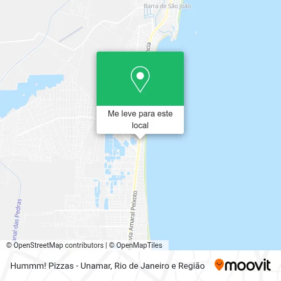 Hummm! Pizzas - Unamar mapa