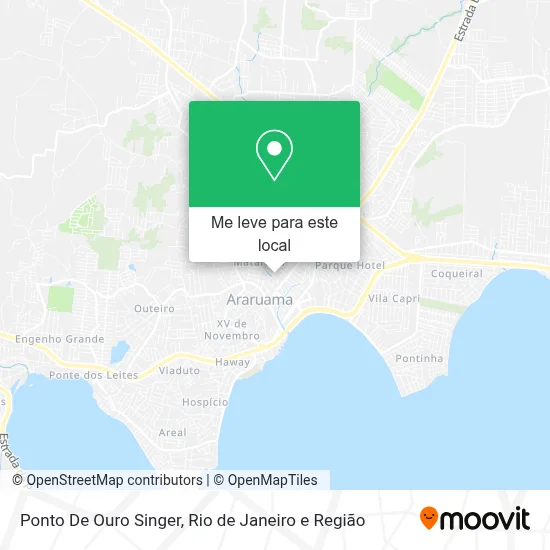 Ponto De Ouro Singer mapa