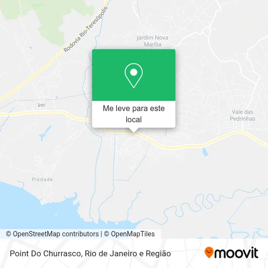 Point Do Churrasco mapa