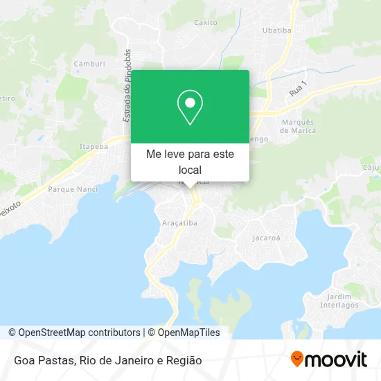 Goa Pastas mapa