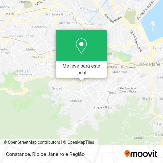 Constance mapa